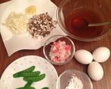 中華街で食べた★甘くない蟹玉作り方1写真