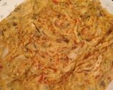 中華街で食べた★甘くない蟹玉作り方7写真
