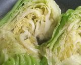 アンチョビベーコンでキャベツステーキ作り方3写真