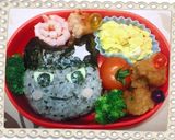 キャラ弁☆たまごっち　くろまめっち作り方8写真