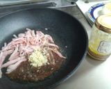 アンチョビベーコンでキャベツステーキ作り方5写真