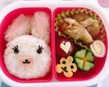 時間がなくてもキャラ弁☆うさぎのモフィ作り方5写真