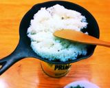 スキレット de しらす炒飯作り方3写真