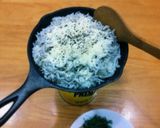 スキレット de しらす炒飯作り方4写真