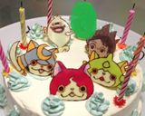 妖怪ウォッチデコチョコケーキ ※追記あり作り方8写真