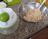 フワフワ鶏肉豆腐ハンバーグwith野菜作り方1写真