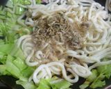 ちりめんさんしょう入り・焼きうどん作り方3写真