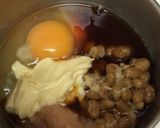 たらこと納豆のペペロンチーノ作り方2写真