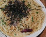 たらこと納豆のペペロンチーノ作り方5写真