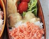 お弁当に☆チキンの簡単グラタン風作り方4写真