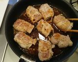 簡単。豆腐の肉巻き(生姜焼きのタレで)作り方2写真