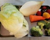 残り野菜でかんたんスープ作り方1写真