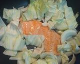 フライパンで鮭のちゃんちゃん焼き作り方3写真