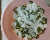 ダイエットに子供が喜ぶ山芋とおくらの副菜作り方6写真