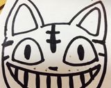 キャラ弁★チェシャ猫風？簡単猫おにぎり作り方1写真