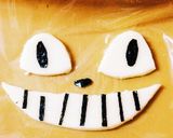 キャラ弁★チェシャ猫風？簡単猫おにぎり作り方2写真