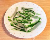 簡単！レンジで1分！ピーマンお弁当おかず作り方2写真