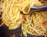 甘みとコクのトマトパスタ。と茄子。作り方14写真