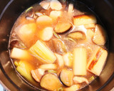 簡単❀つるりんささ身とトロ茄子長葱炒め煮作り方6写真