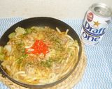 パパのしょうゆ焼きうどん作り方6写真