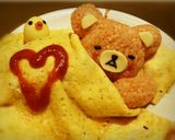 リラックマオムライス作り方12写真