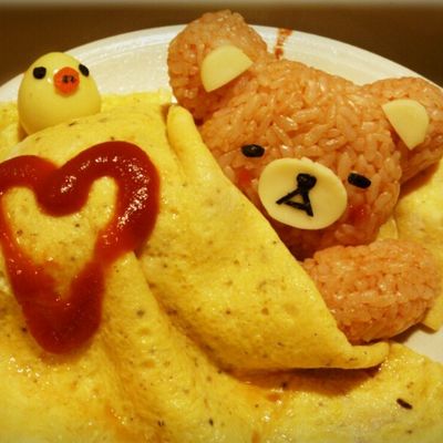リラックマオムライス by MANOB 【クックパッド】 簡単おいしい