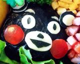 ふなっしー＆くまモン キャラ弁作り方4写真