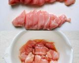 なす&ピーマン&鶏むね肉の甘酢あん作り方2写真