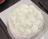 生クリームケーキ作り方4写真