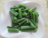 いんげんの味噌タルタルサラダ作り方1写真