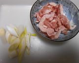 豆腐入り豚丼・サラダほうれん草のせ作り方4写真