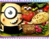 簡単!ミニオン☆キャラ弁・遠足オムライス作り方6写真