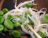 空豆の炒め物〜柚子胡椒風味〜作り方3写真