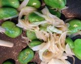 空豆の炒め物〜柚子胡椒風味〜作り方4写真