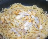 タラの雲丹醤油和風パスタ作り方9写真