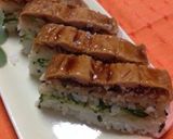 簡単に美味♡京風♡蒲焼きと漬物の押し寿司作り方12写真