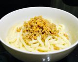肉味噌+材料3つで超簡単汁なし坦々麺!!作り方3写真
