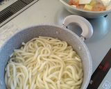 自信作☆辛子明太子うどん作り方1写真