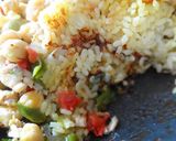 いかとひよこ豆のパエリア作り方11写真
