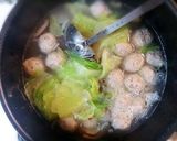 簡単！肉団子と春雨のスープ作り方2写真