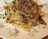奈良漬けとブルーチーズのスパゲッティ作り方9写真