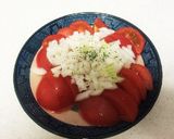 延命酢で簡単！トマトと玉ねぎのマリネ作り方3写真