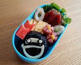 簡単キャラ弁☆黒ウィスパーおにぎり作り方4写真
