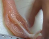 ≪息子作≫ 給食Ver.ささみの照り焼き作り方1写真