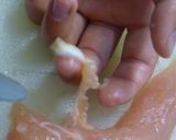 ≪息子作≫ 給食Ver.ささみの照り焼き作り方2写真
