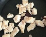 ランチに♫鶏肉と水菜の柚子胡椒パスタ作り方4写真