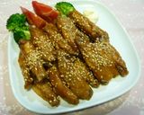 ✿オクラちくわの豚肉巻きDE甘酢たれ✿作り方9写真