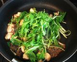 ランチに♫鶏肉と水菜の柚子胡椒パスタ作り方6写真