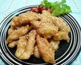 ✿オクラちくわの豚肉巻きDE甘酢たれ✿作り方8写真