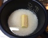 簡単！とうもろこしご飯（バター醤油）作り方2写真